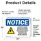 Signmission Electrical Hazard Voltage Or Sign, Vinyl Decal, 14in W x 10in L, 2PK OS-2PACK-NS-D-1014-L-11655 - alternate 4
